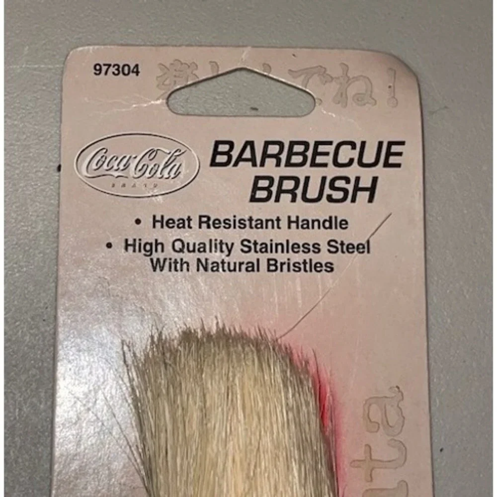 Coca Cola BBQ Brush Bottle‎ Handle Heat Resistant Stainless Steel Bristles - Picture 3 of 5